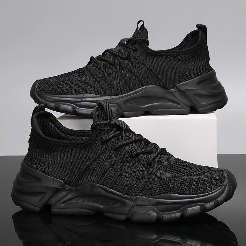 Shock Absorbing Gym Trainers - Tênis esportivos masculinos, tênis de malha