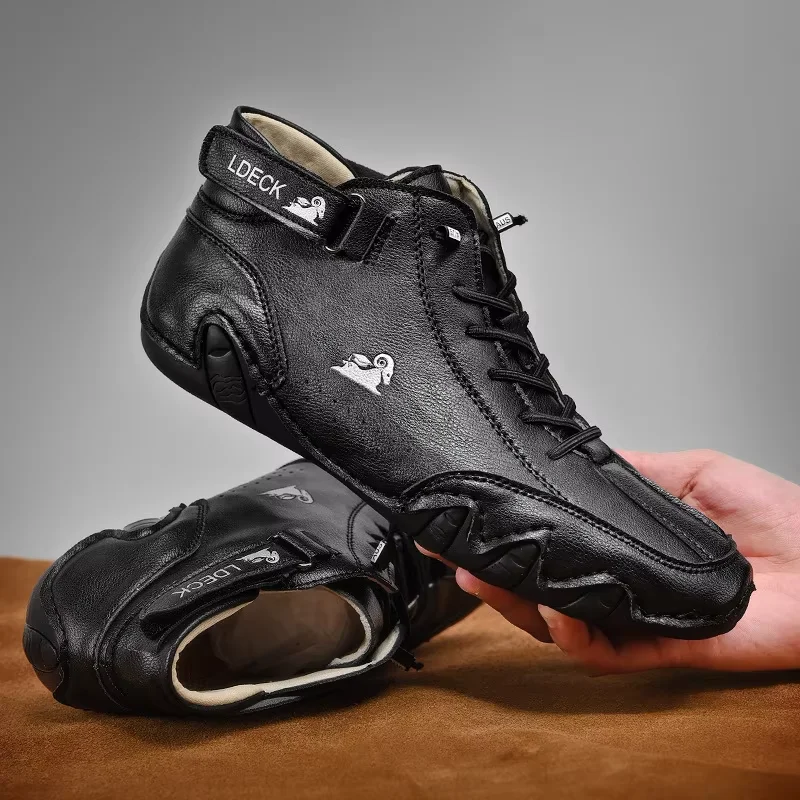 Waterproof Goretex Running Shoes - Mocassins masculinos antiderrapantes, elegantes, versáteis, de