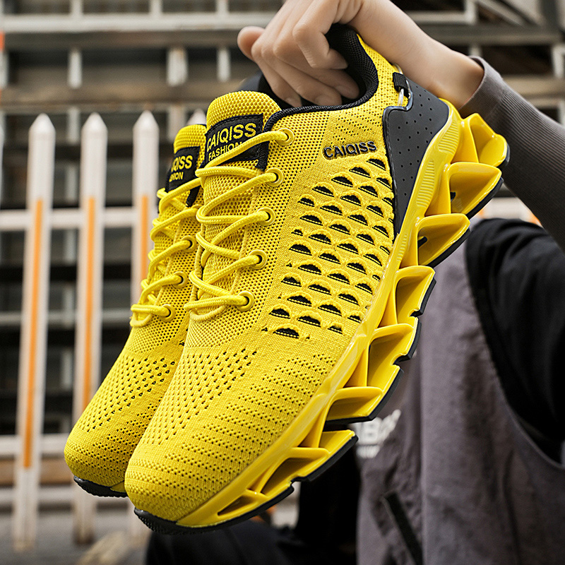 Tênis Casuais Masculinos com A - Shock Absorbing Gym Trainers avaliação e preço