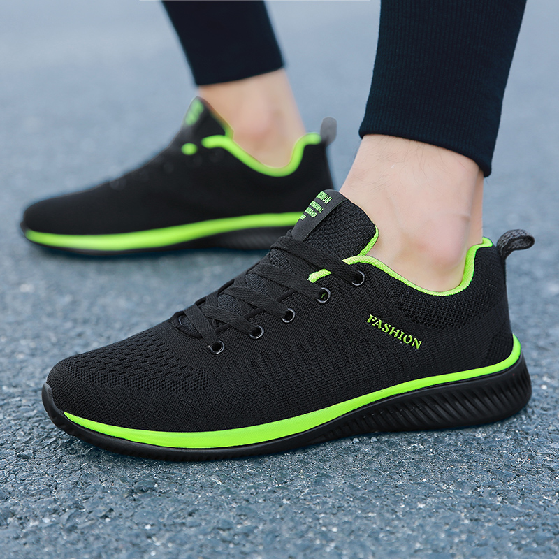 MAEDEF-Sapatos esportivos resp - Knit Fabric Lace Up Sneakers avaliação e preço