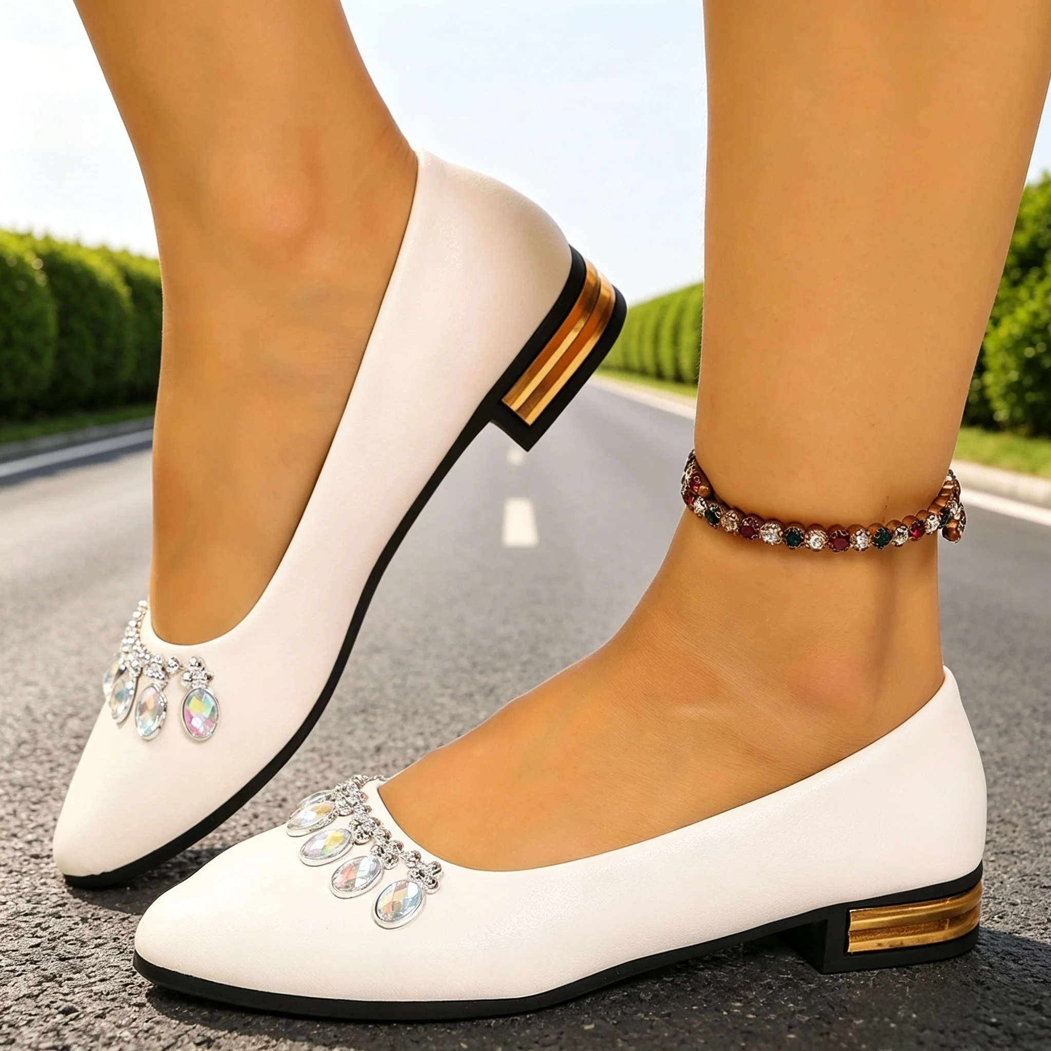 Sapatilhas Femininas de Bico F - Women'S Shoes avaliação e preço