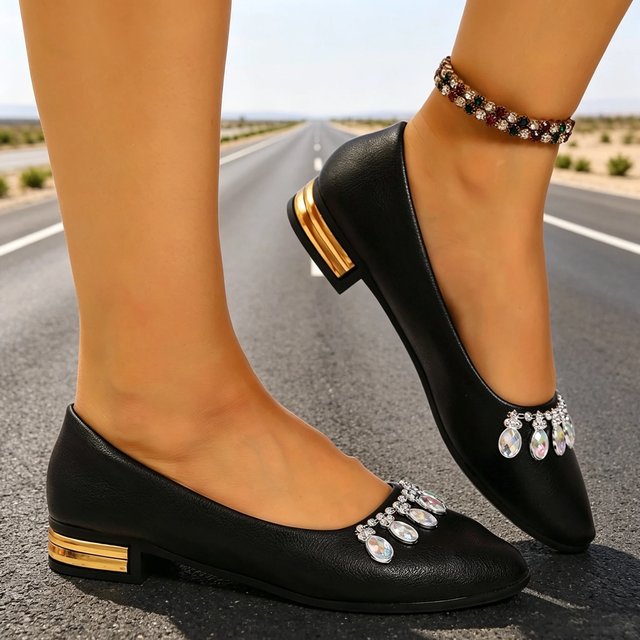 Sapatilhas Femininas de Bico F - Women'S Shoes avaliação e preço