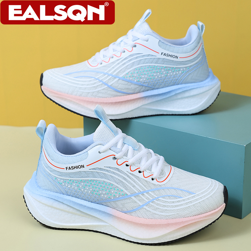 Tênis Brancos Ultra Leves e Re - Breathable Mesh Athletic Shoes avaliação e preço