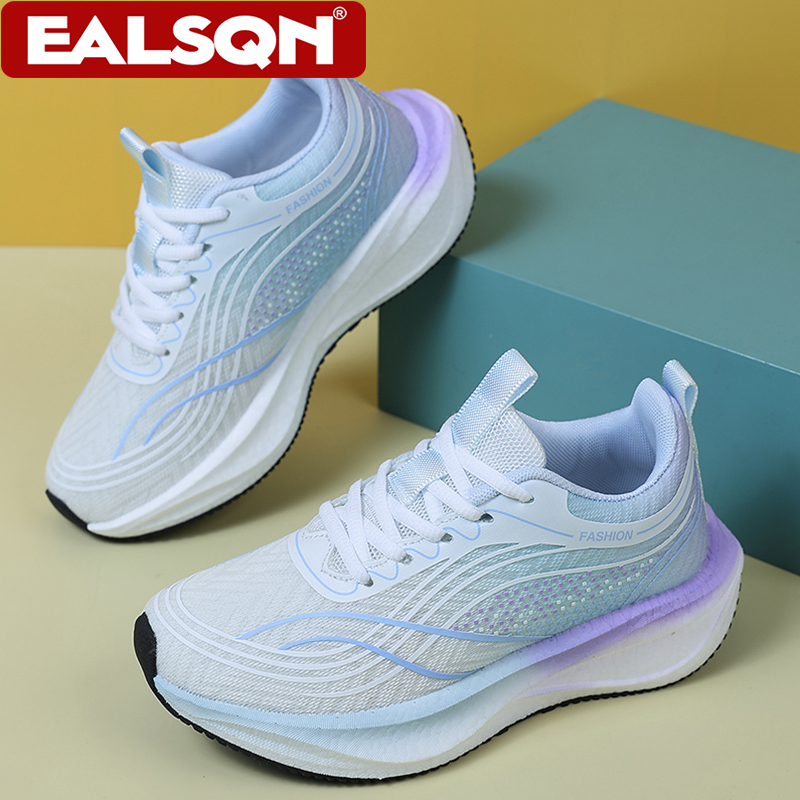 Tênis Brancos Ultra Leves e Re - Breathable Mesh Athletic Shoes avaliação e preço